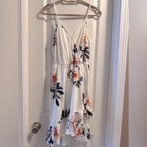 White Floral Dress